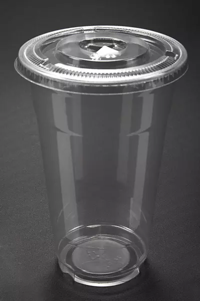 plain plastic cup
