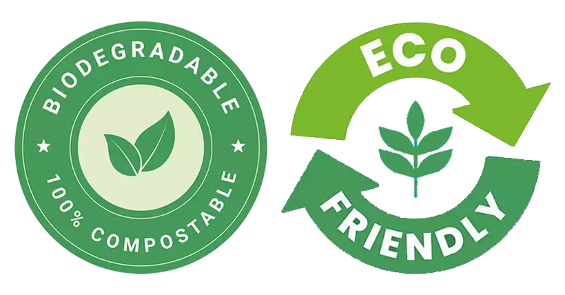 eco and biodegradable icons
